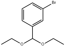 3-ブロモベンズアルデヒドジエチルアセタール 化学構造式