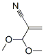 2-(ジメトキシメチル)アクリロニトリル 化学構造式