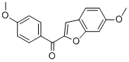 (6-METHOXY-BENZOFURAN-2-YL)-(4-METHOXY-PHENYL)-METHANONE,75158-60-0,结构式