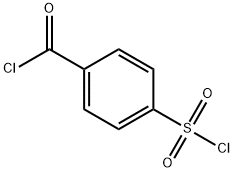 4-(クロロスルホニル)安息香酸クロリド 化学構造式