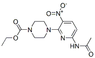 4-(6-Acetylamino-3-nitro-2-pyridyl)-1-piperazinecarboxylic acid ethyl ester|