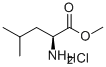 Methyl L-leucinate hydrochloride Structure