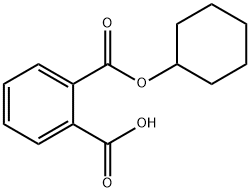 フタル酸水素1-シクロヘキシル 化学構造式
