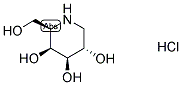 1-デオキシガラクトノジリマイシン塩酸塩 化学構造式