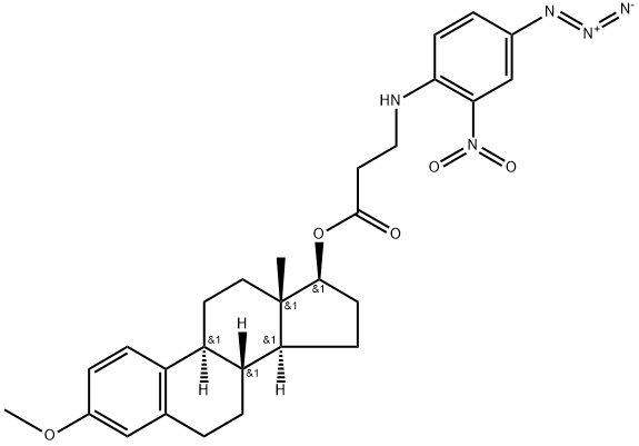 17 beta-(arylazido-beta-alanine)estradiol-3-methyl ether Structure