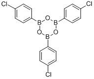 トリス(P-クロロフェニル)ボロキシン 化学構造式