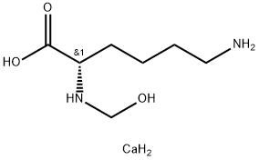 calcium bis[N2-(hydroxymethyl)-L-lysinate] Structure