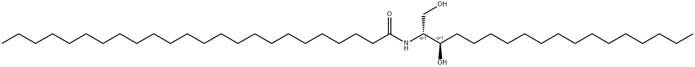 N-LIGNOCEROYL-DL-DIHYDROSPHINGOSINE, 75196-33-7, 结构式