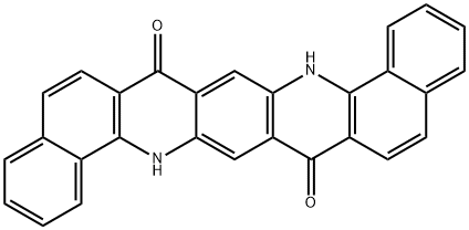 9,18-二氢苯并[H]苯并[7,8]喹啉并[2,3-B]吖啶-7,16-二酮, 7520-01-6, 结构式