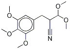 3,4,5-TRIMETHOXY-2'-CYANO-DI-HYDROCINNAMALDEHYDE DIMETHYLACETAL Structure