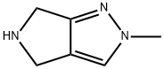 Pyrrolo[3,4-c]pyrazole, 2,4,5,6-tetrahydro-2-methyl- (9CI) Struktur