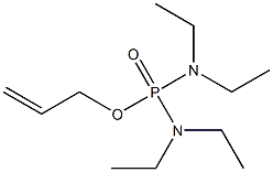 烯丙基N,N,N',N'-四乙基磷二酰胺,75219-49-7,结构式