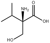 DL-2-异丙基丝氨酸,7522-43-2,结构式