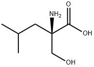 DL-2-イソブチルセリン 化学構造式
