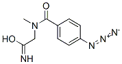 methyl-4-azidobenzoylaminoacetimidate Structure