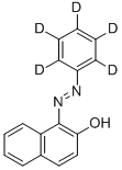 1‐フェニル‐D5‐アゾ‐2‐ナフトール 化学構造式