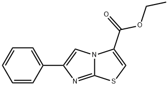 6-苯基咪唑并[2,1-B]噻唑-3-羧酸乙酯, 752244-05-6, 结构式