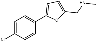 N-{[5-(4-chlorophenyl)-2-furyl]methyl}-N-methylamine Structure