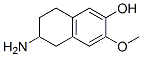 2-amino-6-hydroxy-7-methoxytetralin Structure