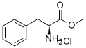 L-苯丙氨酸甲酯盐酸盐, 7524-50-7, 结构式