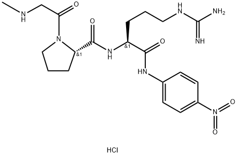 SAR-PRO-ARG P-NITROANILIDE DIHYDROCHLORIDE Struktur