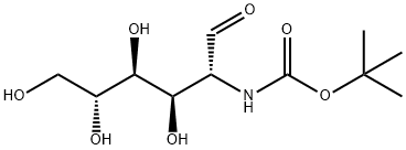 N-(TERT-BUTOXYCARBONYL)-D-GLUCOSAMINE 化学構造式