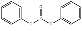 メチルホスホン酸 ジフェニル 化学構造式