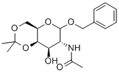 苄基2-乙酰氨基-2-脱氧-4,6-O-异亚丙基-D-吡喃半乳糖苷, 75263-33-1, 结构式