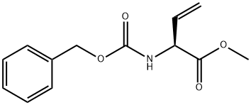 (S)-2-(BENZYLOXYCARBONYLAMINO)-3-BUTENOIC ACID METHYL ESTER Struktur