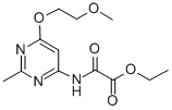 4-Carbethoxy-carbonilamino-2-methyl-6-(beta-methoxyethoxy)pyrimidine Structure