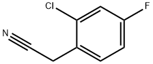 2-クロロ-4-フルオロフェニルアセトニトリル 化学構造式