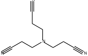 トリス(2-シアノエチル)アミン 化学構造式