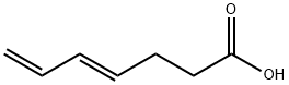 HEPTA-4,6-DIENOIC ACID Struktur