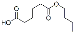 アジピン酸1-ブチル 化学構造式