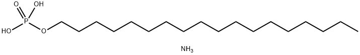 磷酸单十八烷基酯单铵盐 结构式