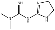 Guanidine, N-(4,5-dihydro-1H-imidazol-2-yl)-N,N-dimethyl- (9CI) Structure