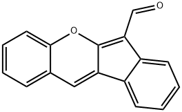 苯并[B]茚并[1,2-E]吡喃-6-甲醛, 75293-82-2, 结构式