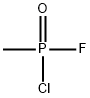 Methylphosphonic chloride fluoride Structure