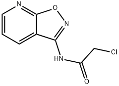 2-Chloro-N-isoxazolo[5,4-b]pyridin-3-ylacetamide 化学構造式