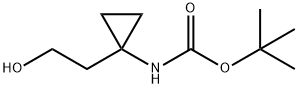 Carbamic acid, [1-(2-hydroxyethyl)cyclopropyl]-, 1,1-dimethylethyl ester (9CI) Structure