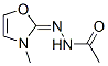 Acetic acid, (3-methyl-2(3H)-oxazolylidene)hydrazide (9CI) Structure