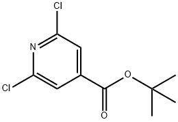 2,6-ジクロロイソニコチン酸TERT-ブチル 塩化物 化学構造式