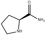 L-プロリンアミド 化学構造式
