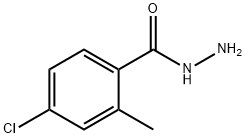 4-氯-2-甲基苯甲酰肼, 75319-02-7, 结构式