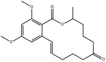 RAC 2,4-O-ジメチルゼアラレノン 化学構造式