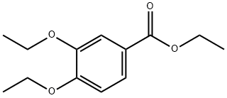 3,4-ジエトキシ安息香酸エチル 化学構造式