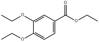 3,4-DIETHOXYBENZOIC ACID ETHYL ESTER Structure