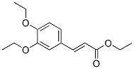 3-(3,4-Diethoxyphenyl)propenoic acid ethyl ester Structure