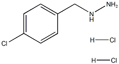 1-(4-chlorobenzyl)hydrazine dihydrochloride Structure