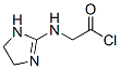 Acetyl  chloride,  [(4,5-dihydro-1H-imidazol-2-yl)amino]-  (9CI) Structure